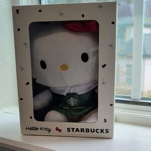 Starbucks Hello Kitty Plush. Never Taken Out Of Box